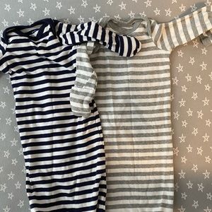 Lightly used Primary size 0-3m sleeping gowns